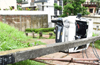 Maruti Omni rams into electric pole near Nagori; driver injured
